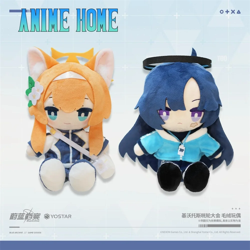 

Plushie Anime Blue Archive Hayase Yuka Iochi Mari Plush 25cm Doll Toy Stuffed Official Original Cartoon Cosplay