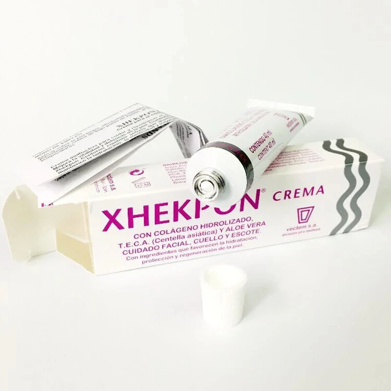 Xhekpon Crema Face Neck Cream 40Ml Halslijn Crème Rimpel Gladde Anti Whitening Cream Hydraterende Voedende Nekverzorging