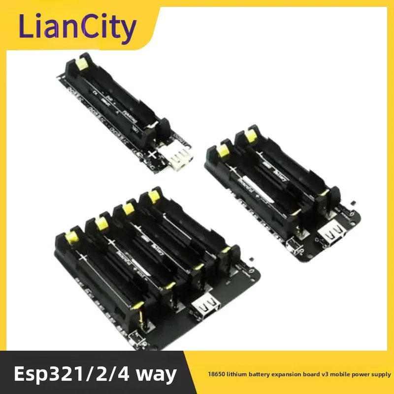 ESP32 1/2/4CH 18650 Battery Expansion Board V3 Power Bank Module