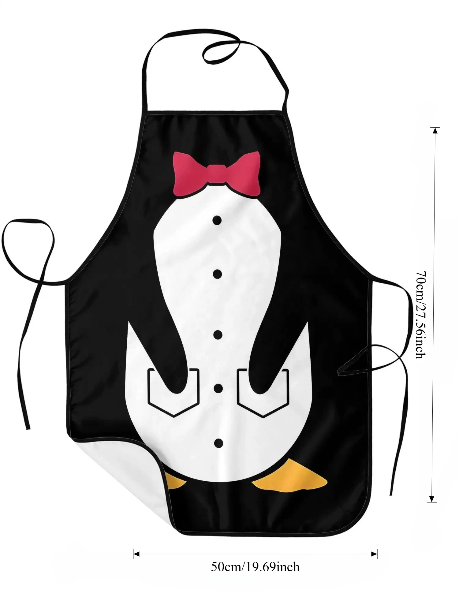 Cartoon Penguin Theme Apron, Unisex, Kitchen & Household Baking Apron