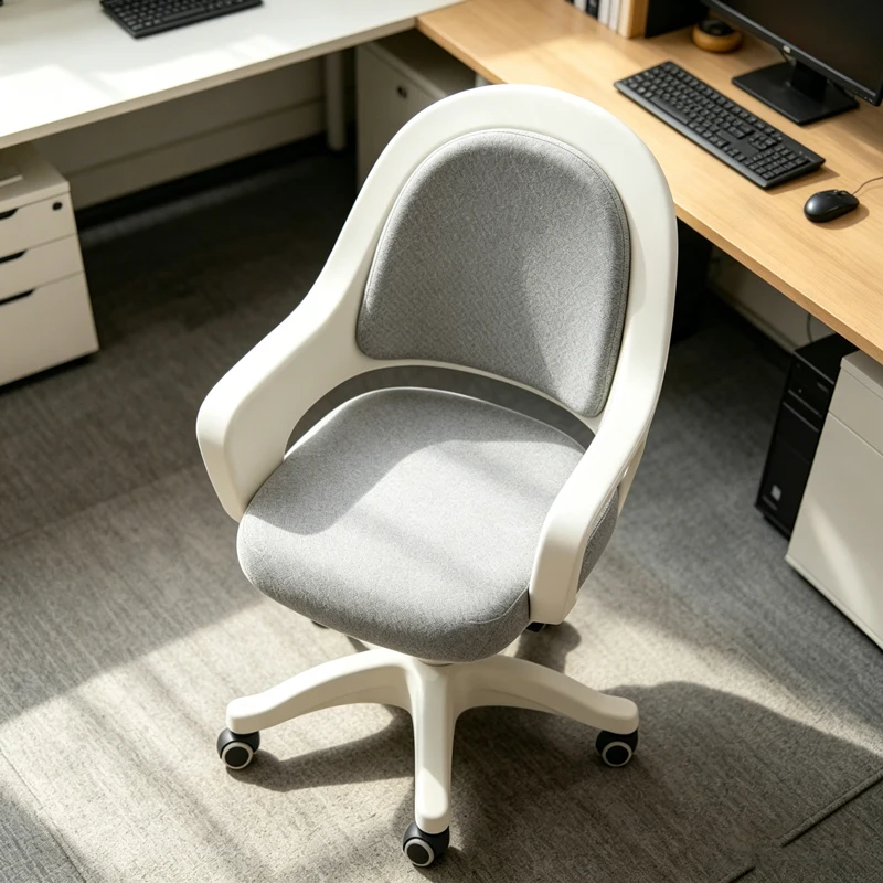 Cadeira de computador ergonômica moderna AOLIVIYA com encosto ajustável e giratório para longos períodos sentado, ideal para quarto, escritório, casa 