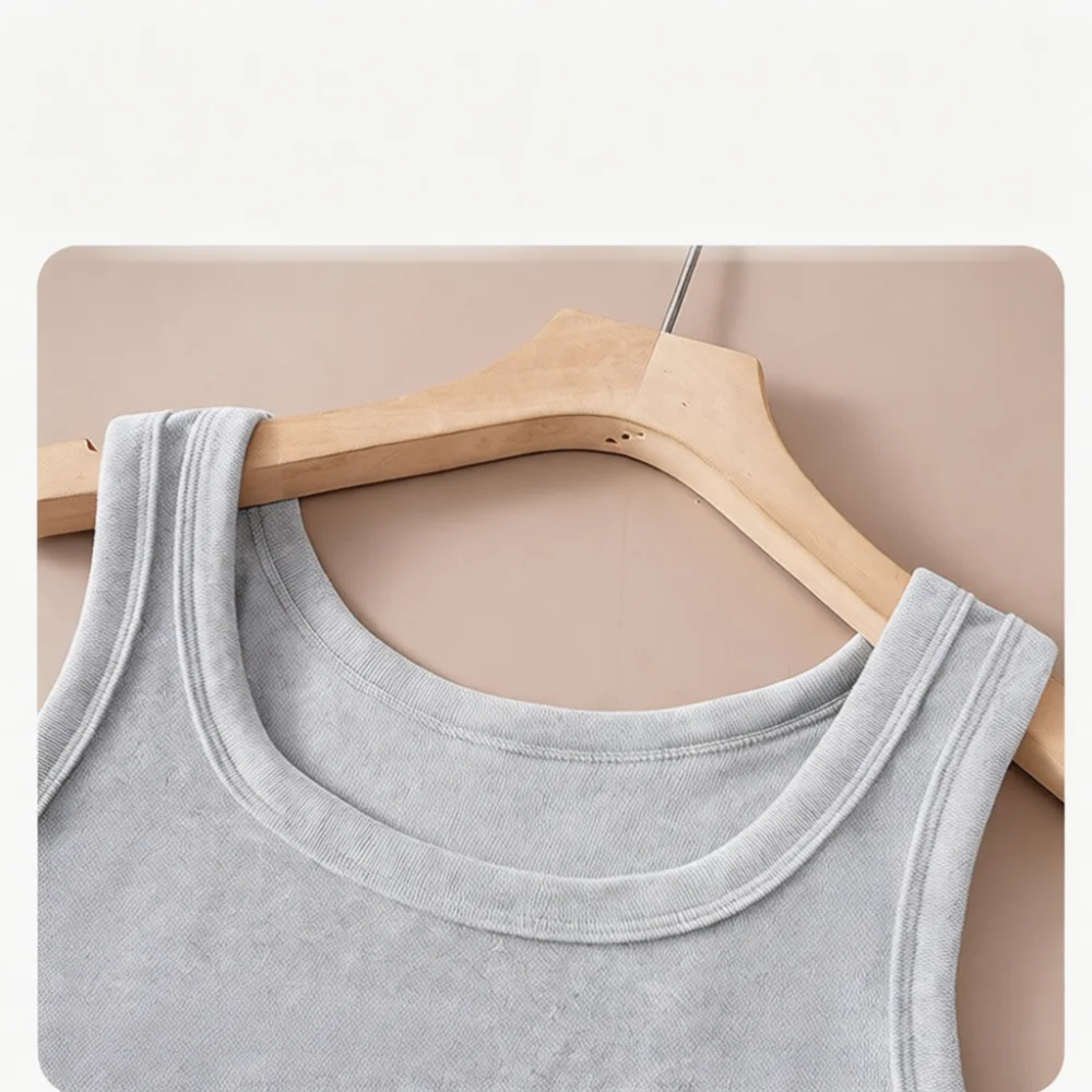 Thermal Underwear Vest Women Winter Warm Sleeveless Brushed Fabric Shapewear Slim Fit Body Control Elastic Soft Basic Top Tank