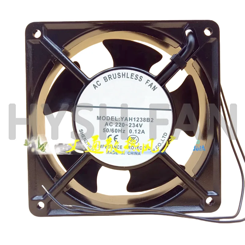 

New YAH1238B2/S2/S3/B3 AC220V/380V 12038 Cooling Fan For The 12CM Cabinet