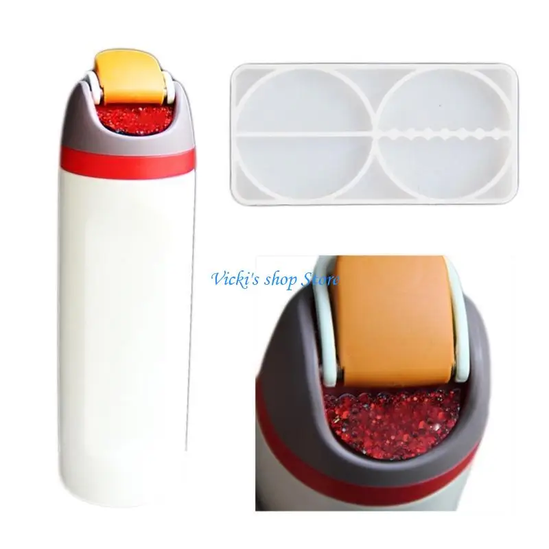 

Customizable Silicone Nameplate Mold Epoxy Resin Nameplate Mould for Identifying School Water Bottles Jewelry Tool