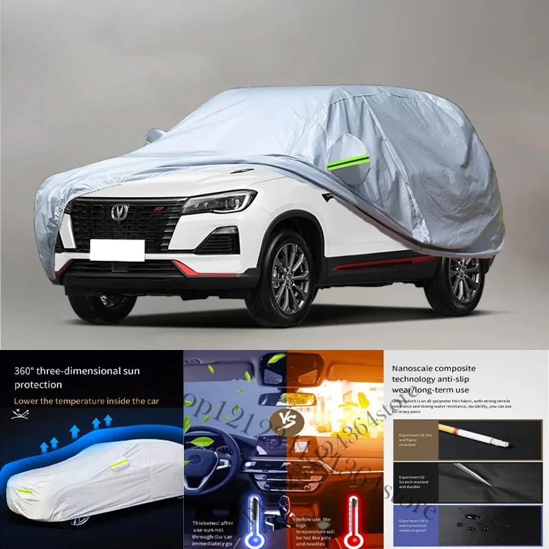 

For Changan-CS75 Auto Anti snow Anti dust Anti-uv Anti peeling paint And Anti Rainwater 210t car cover Car cover protection