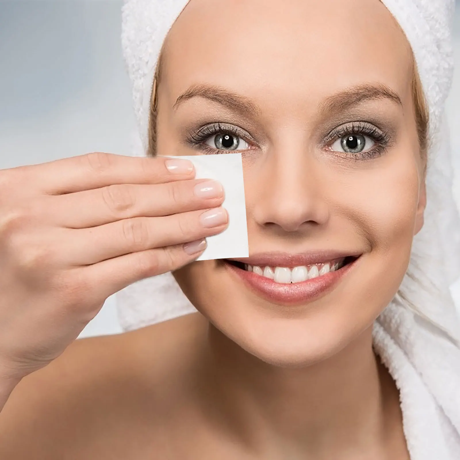 200 Uds almohadillas desmaquillantes almohadillas de limpieza Facial de algodón suave absorbente uso en seco y húmedo para almohadilla desmaquillante Facial