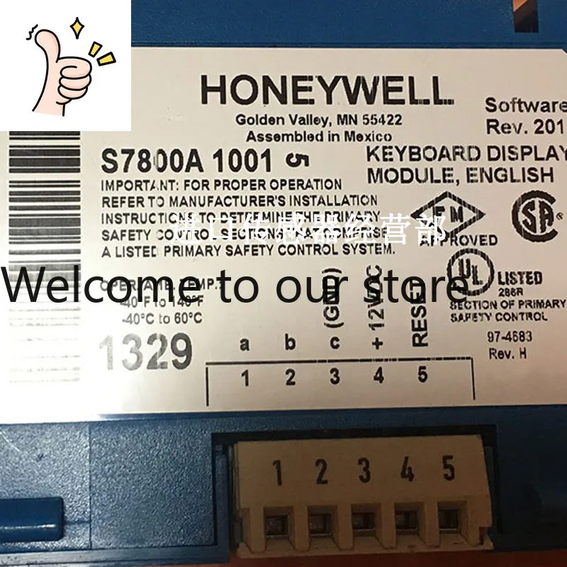 

Original And Genuine American Honeywell S7800A1001 Display Module, Fake One Penalty Ten