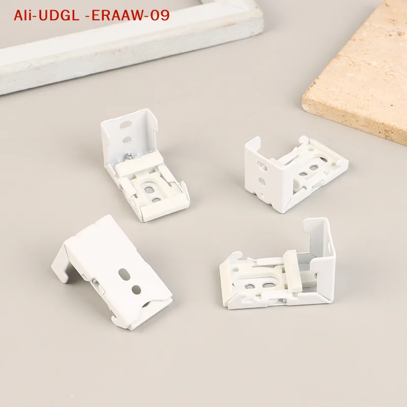 Set of 4, 22MM Mounting Brackets for Roman Blind Top Rail, Ceiling/Wall Installation, Blinds Accessories