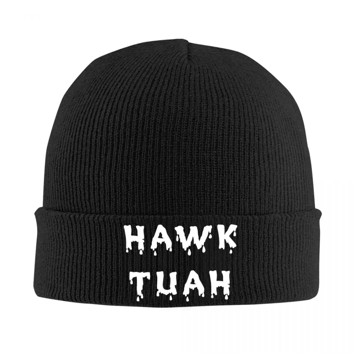 Hawk Tuah Meme Spit On That Thang Hats Autumn Winter Beanies Street Internet Latest Star Cap Unisex Acrylic Bonnet