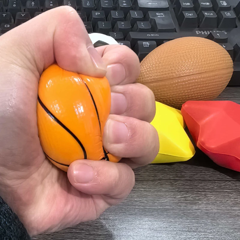 Stress Balls Bulk Soft Sponge Squeeze Fidget Toys For Kids Boys Girls Adults Anxiety Relief Relaxing Gadgets Party Favors Gifts