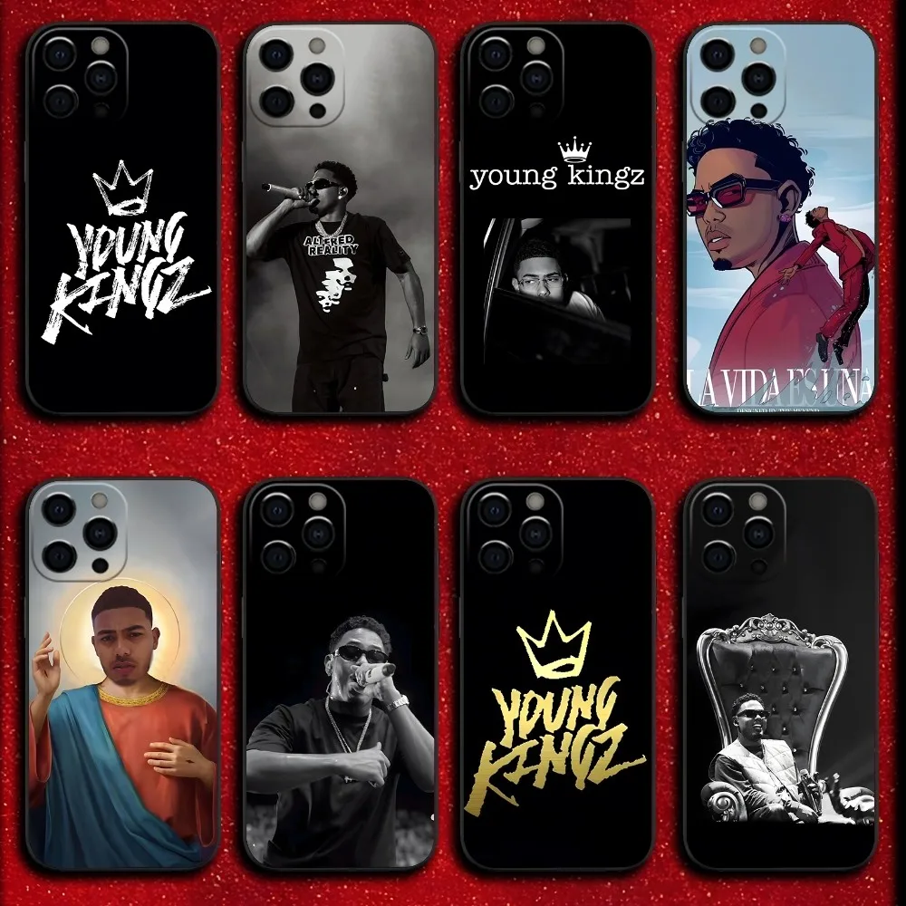 

Rapper Singer M-Myke Towers Phone Case For iPhone 16,15,14,13,12,11,Pro,X,XS,Max,XR,Plus,Mini Soft Black Cover