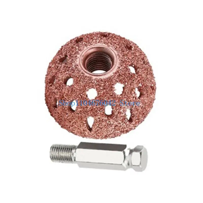 652F 38mm Professional Wheel Tire Repair Grinding Head With Connecting Rod for Effective Tire Buffing Refinishing Maintenance