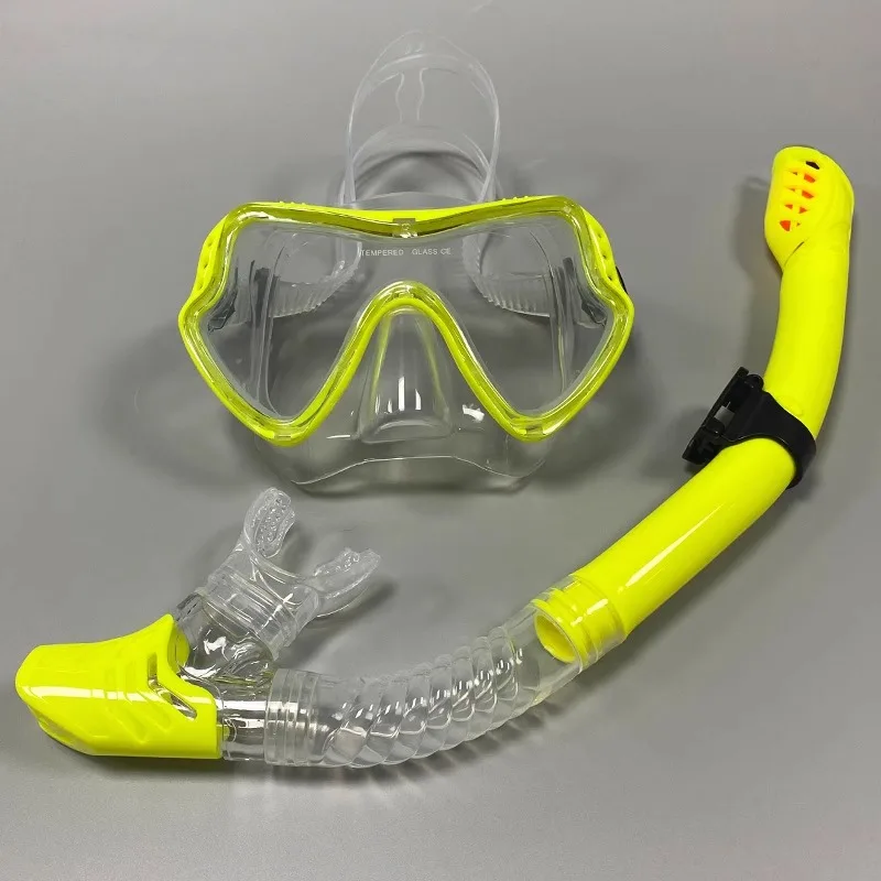 Swimming goggles snorkeling mask Sanbao anti-choking glasses children adult full mask scuba respirator diving equipment