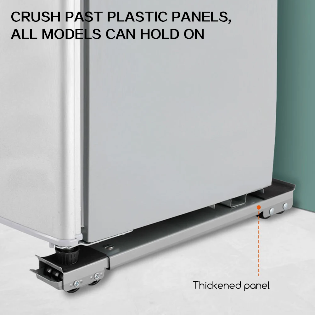 Heavy Duty Extendable Appliance Rollers Mobile Refrigerator Dryer Moving Base For Washing Machine