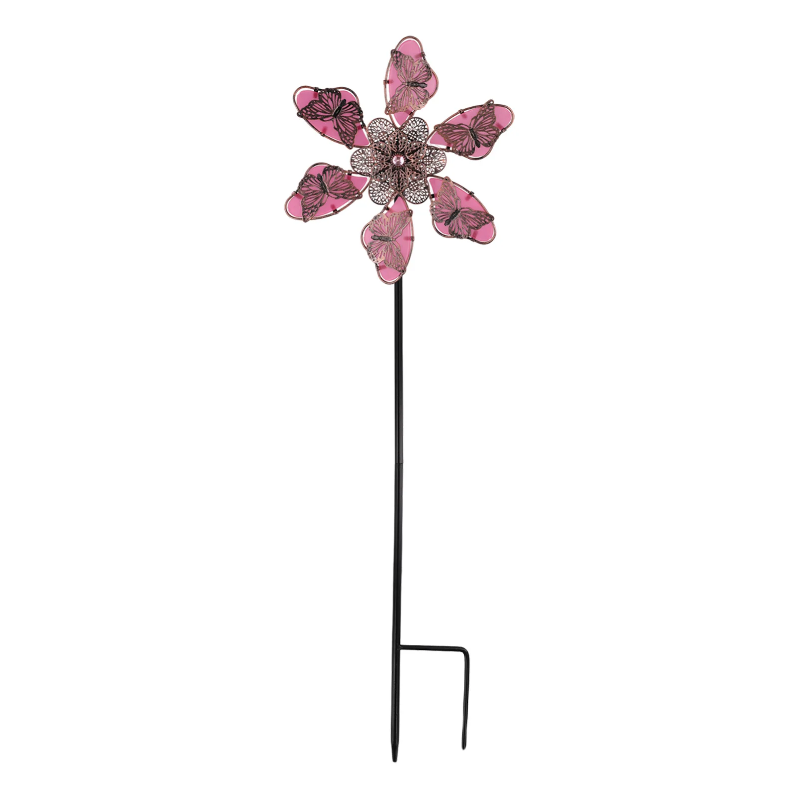 Decorative Butterfly Spinner Yard Art 1 Piece Butterfly Garden Decor Easy Installation Mesmerizing Garden Display