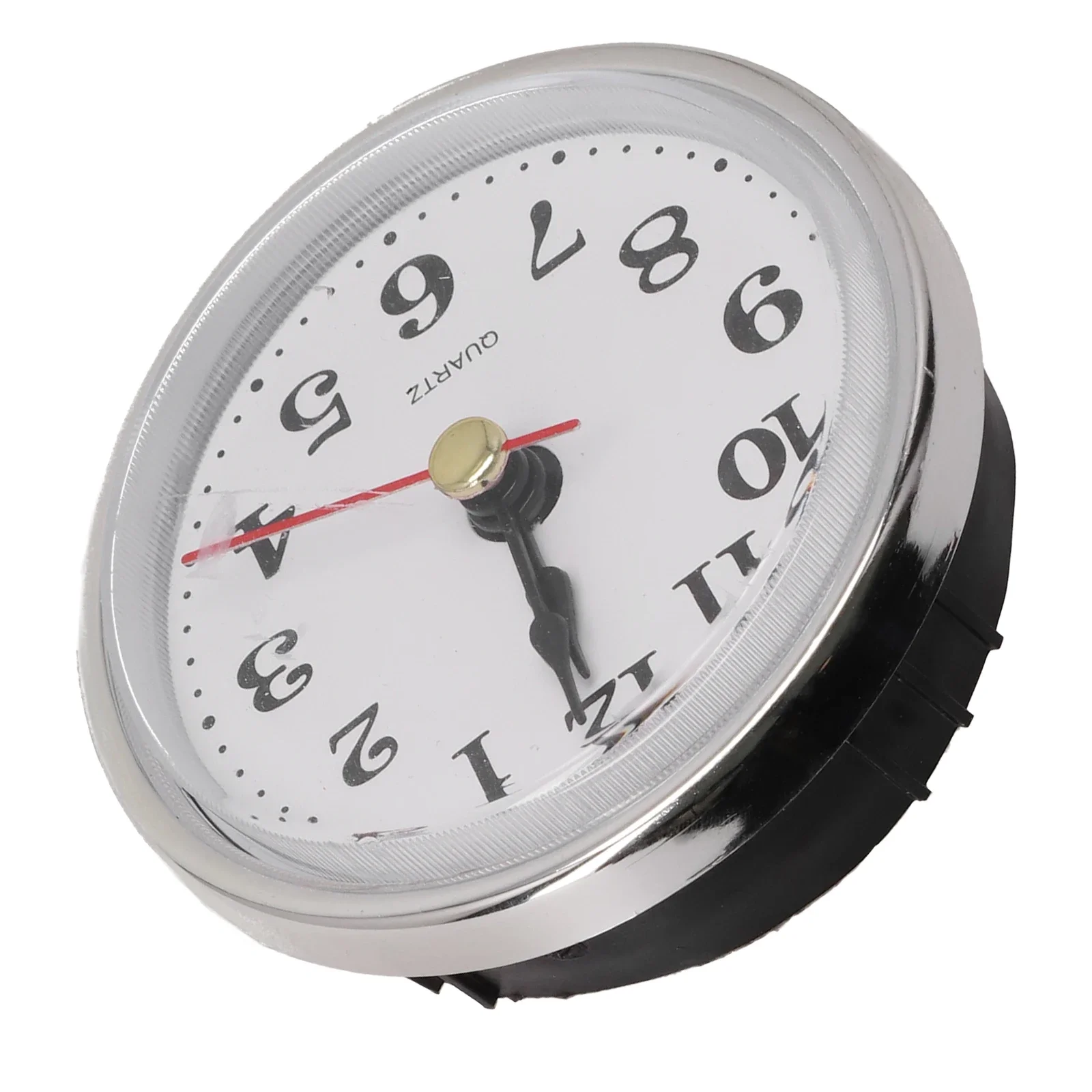 Quartz Clock Insert Customize Your Clock with 65MM Quartz Clock Inserts Gold Silvery Design and Arabic Numbers