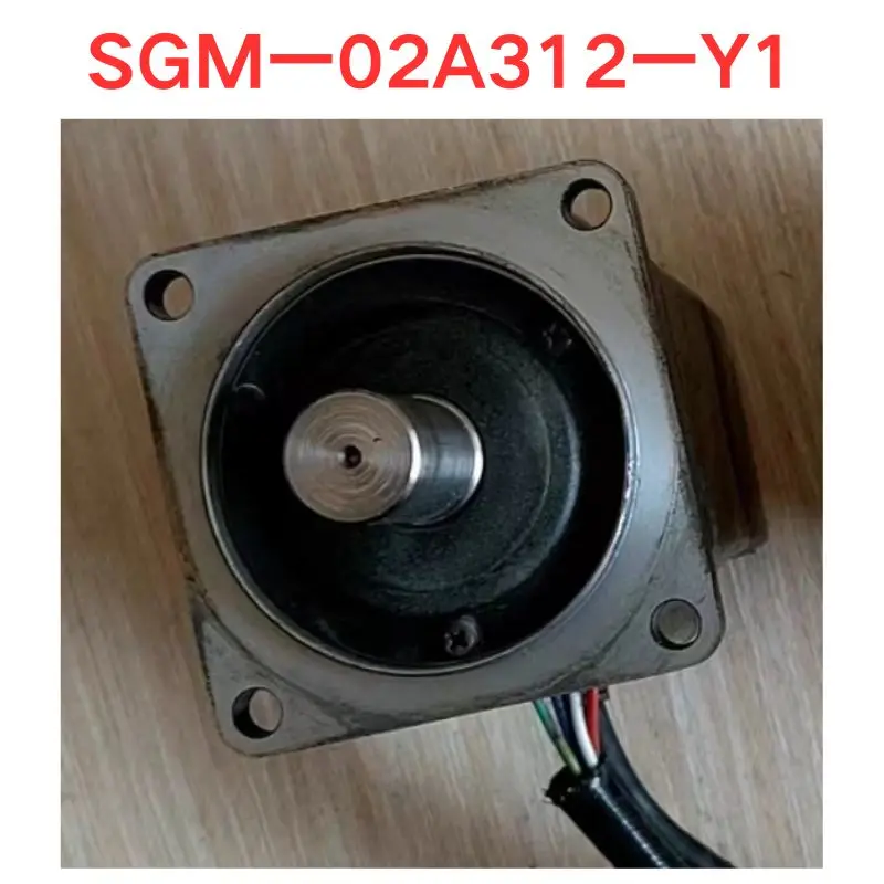Used OEM disassembled parts SGM-02A312-Y1 servo motor Functional test OK Fast delivery