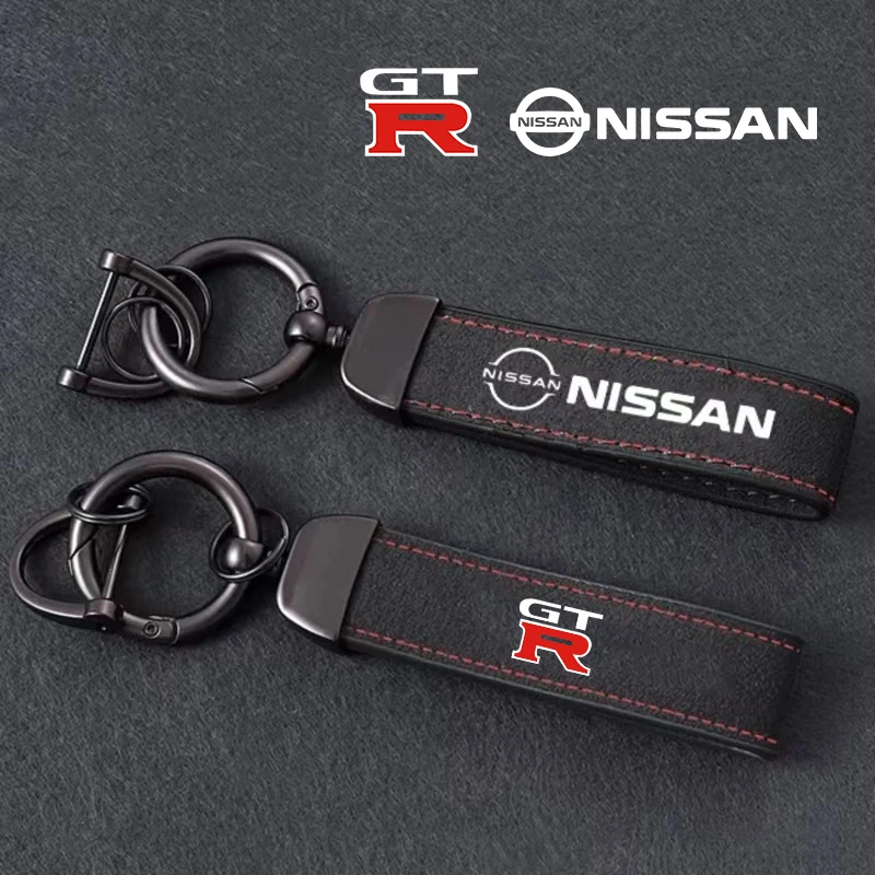 

Замшевый брелок для ключей 2025 года, спортивный автомобильный брелок, индивидуальный подарок с эмблемой для Nissan Qashqai Juke Pulsar Sentra Altima Patrol Micra Rogue