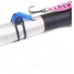 Plastic Fishing Hook Secure Keeper Holder Lure Accessories Jig Hooks Safe Keeping for Fishing Rod Tool Bait Casting Fishing