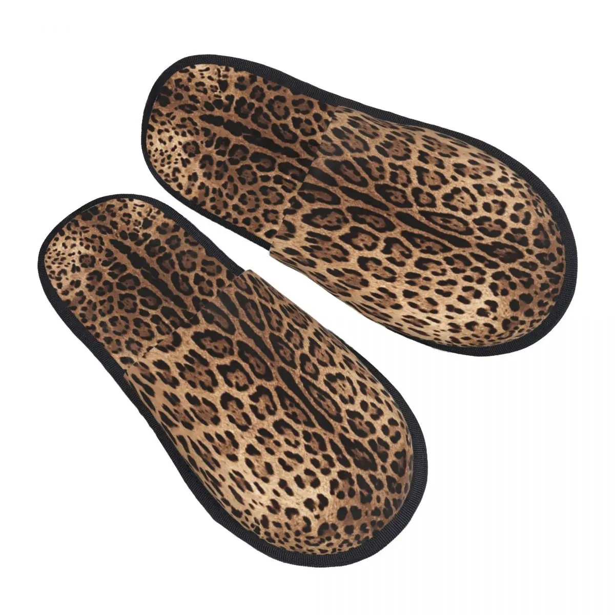 

Tiger Cheetah Skin Animal Print Pattern Comfy Scuff Memory Foam Slippers Women Hotel House Shoes