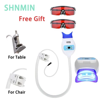 Adjustable Portable Teeth Whitening BleachingLamp Table Dental Cold Light Accelerator Teeth Whitening Machine for Table Chair