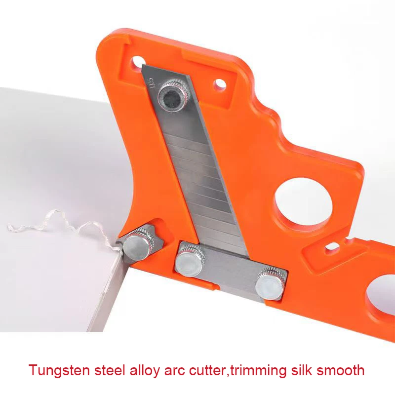 Woodworking edge strip trimming knife artifact edge Chamfering Fillet Scraper Board deburring Rounded Arc Manual Planer tool