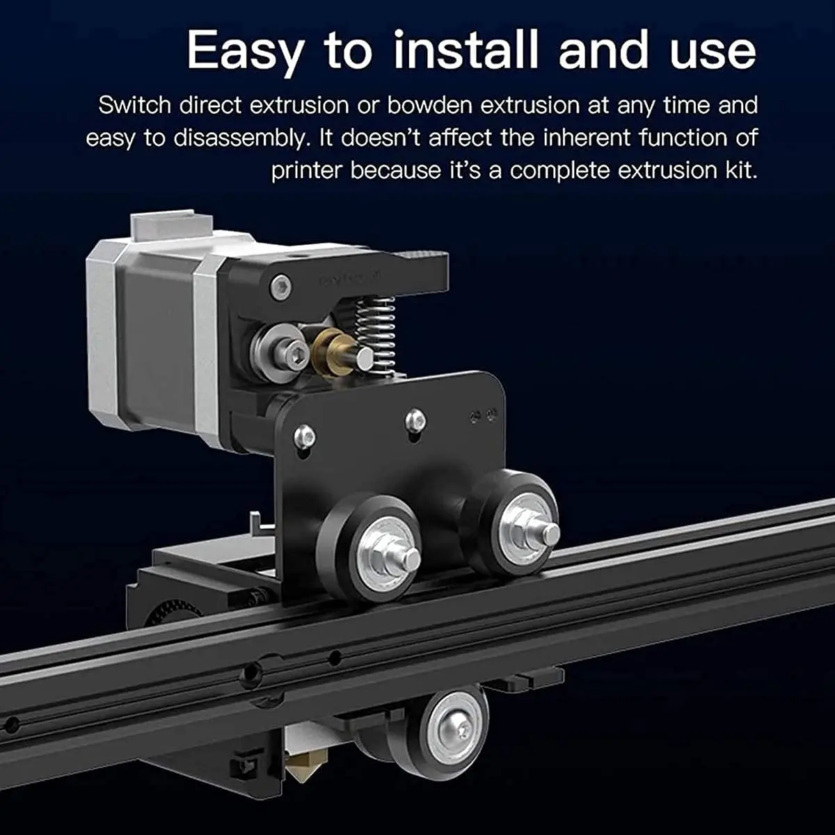 Imagem -05 - Crialidade-extrusora de Acionamento Direto para Ender Ender3 Pro Atualizado 4240 Stepper Motor Hotend Kit Cabos de Ventilador 175 mm