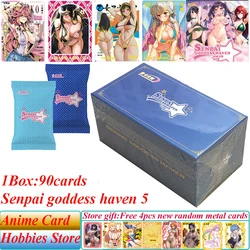 Senpai diosa Haven 5 diosa historia LSP SLR colección tarjetas Anime niñas fiesta traje de baño Bikini Tcg juego juguetes y pasatiempos regalo