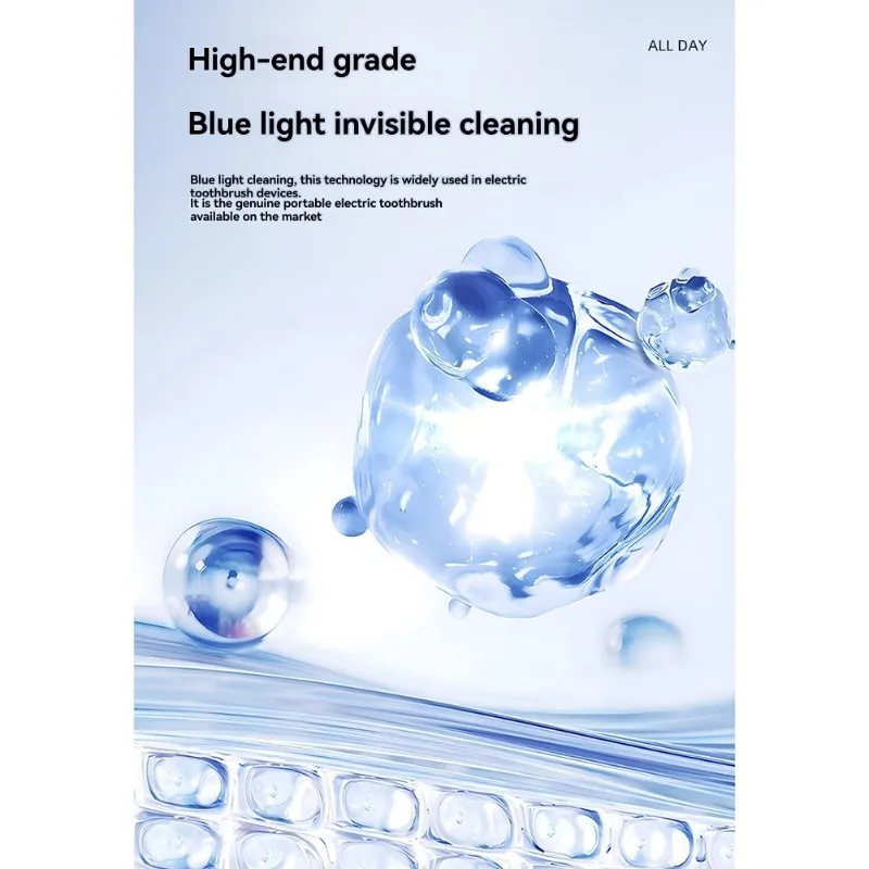 فرشاة أسنان كهربائية على شكل حرف A65T-U للبالغين لتبييض الأسنان-360 °   تنظيف الفم، حماية اللثة، تصميم بدون استخدام اليدين #2