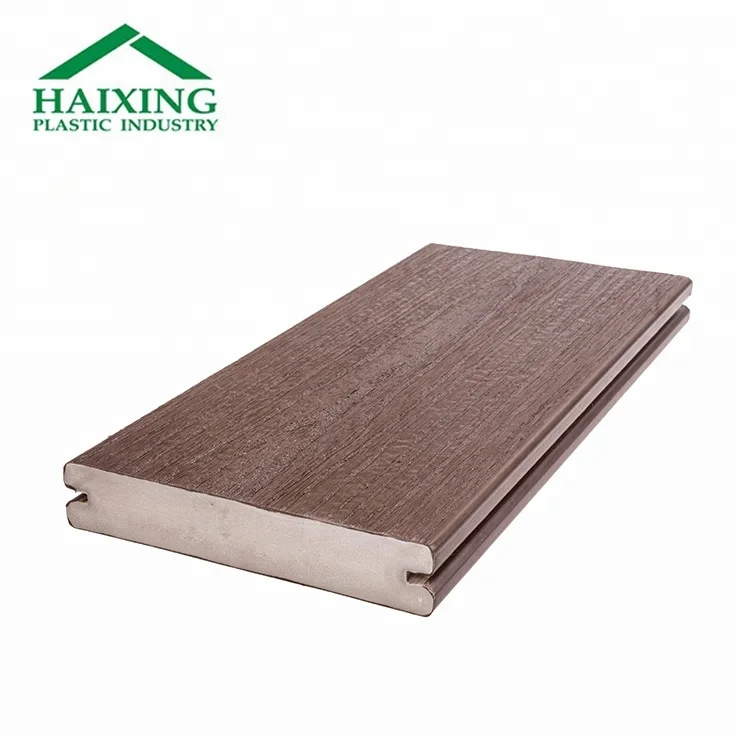 Outdoor Waterproof Engineered Wood Plastic Composite Boards Decking Floor