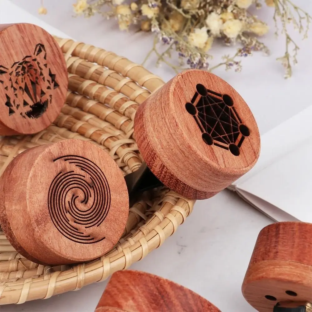 Wooden Wooden Car Diffuser Rosewood Carved Car Air Freshener Fragrant Expanding Exquisite Car Clip Car Outlet Vent Clip