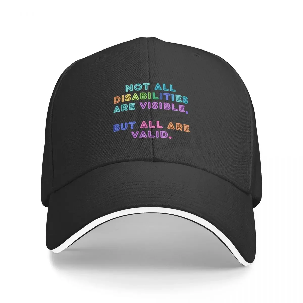 Disability activism Baseball Cap Military Cap Man hard hat Thermal Visor Women's Men's