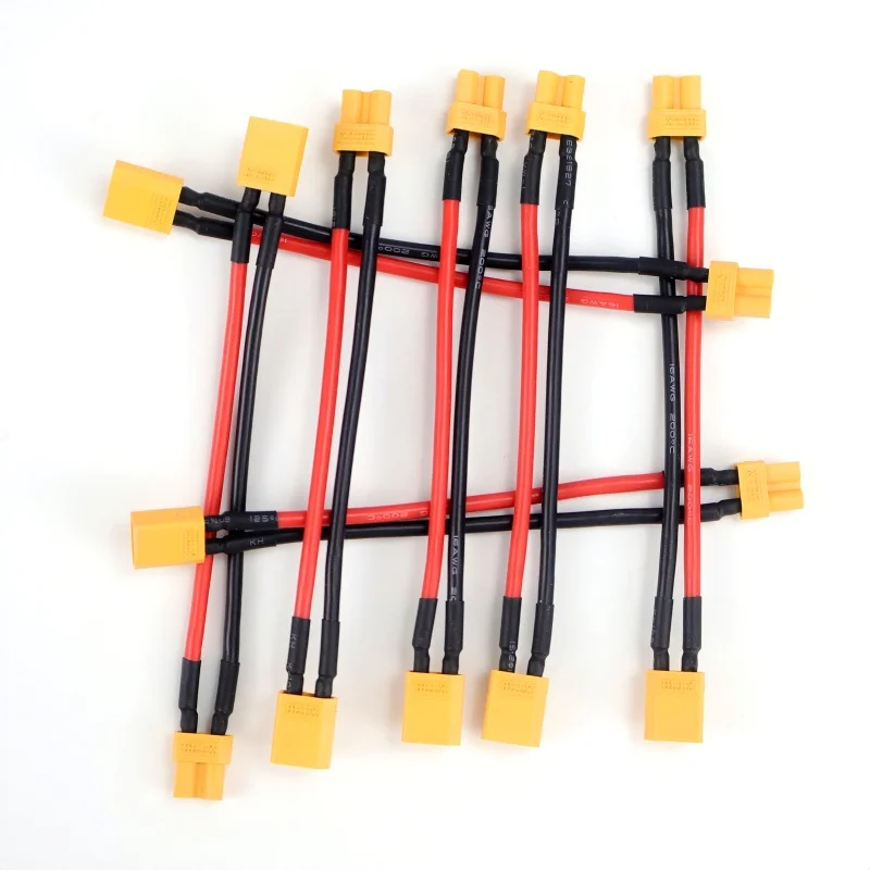 7/14 قطعة XT30 إلى XT30 موصل محول أنثى/ذكر التوصيل 10 سنتيمتر سلك السيليكون كابل ل RC FPV الطائرة بدون طيار أجزاء DIY بها بنفسك