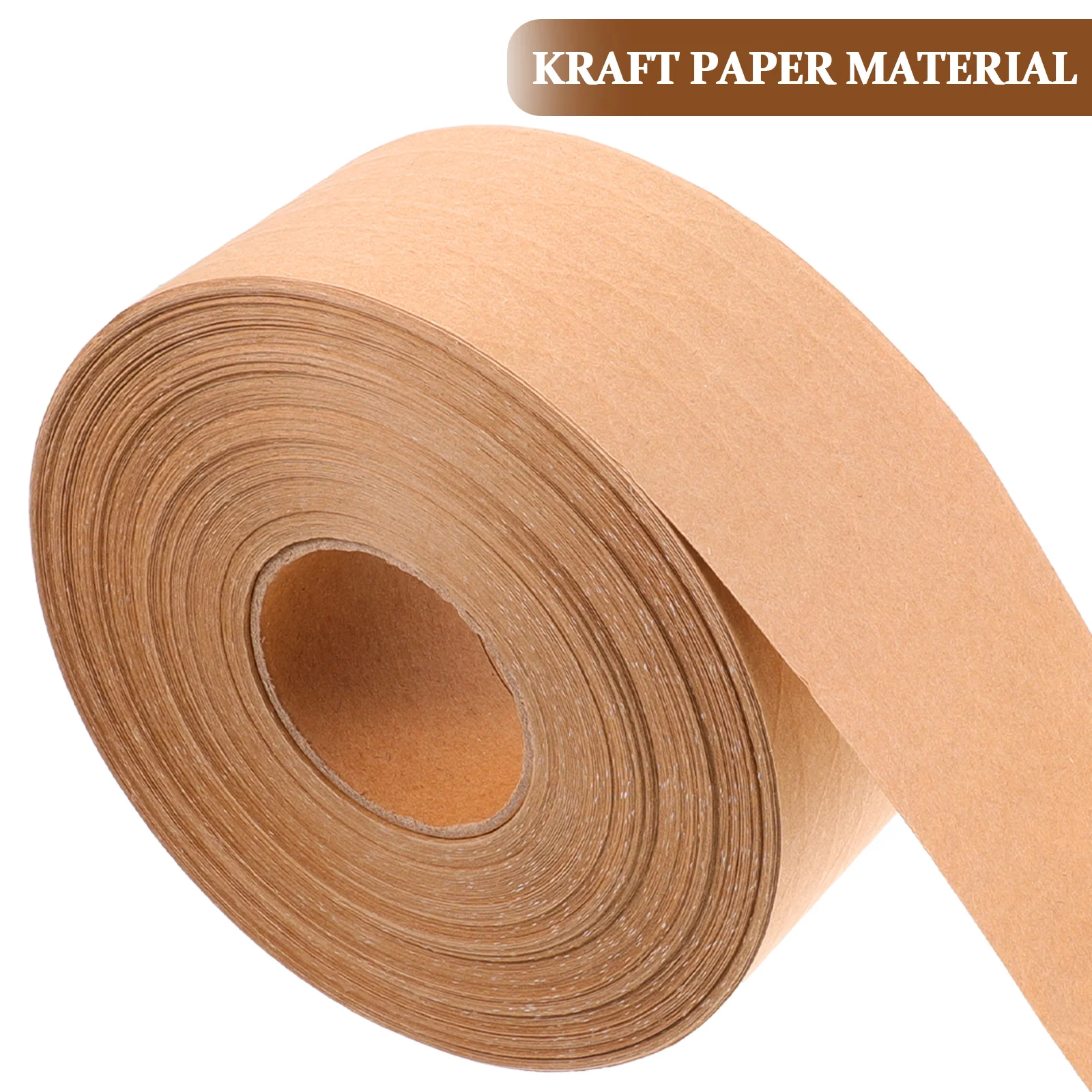 Kraft Paper 100m Writable Sealing Tape Multi-function Packaging Accessory Household Carton Tape Waterproof Craft Paper Refills