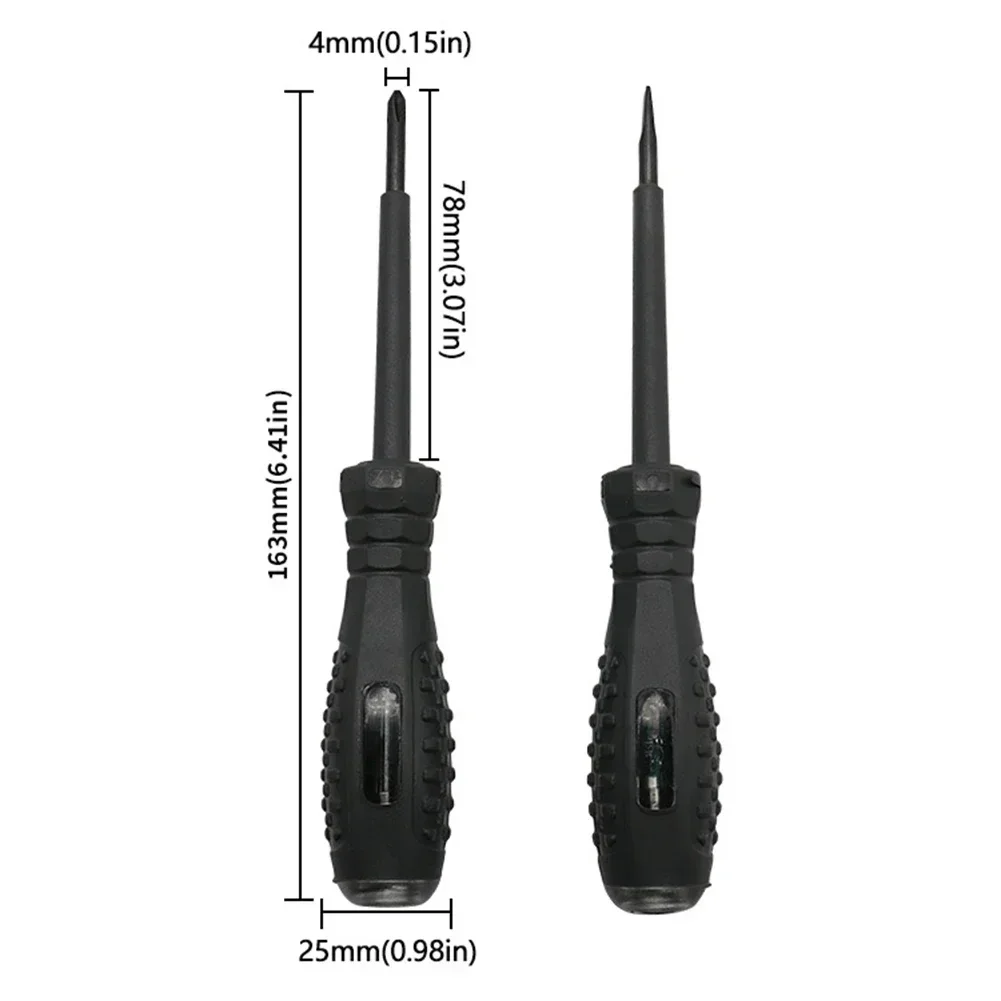 Electrician High-torque Highlight Tester Pen Screwdriver Electric Pencil 12-220V For Electrical Repairing Installation Hand Tool