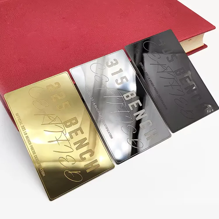 Customized High Quality Luxury Metal Business Card/Stainless Steel Card/Blank Black Card With Free Design