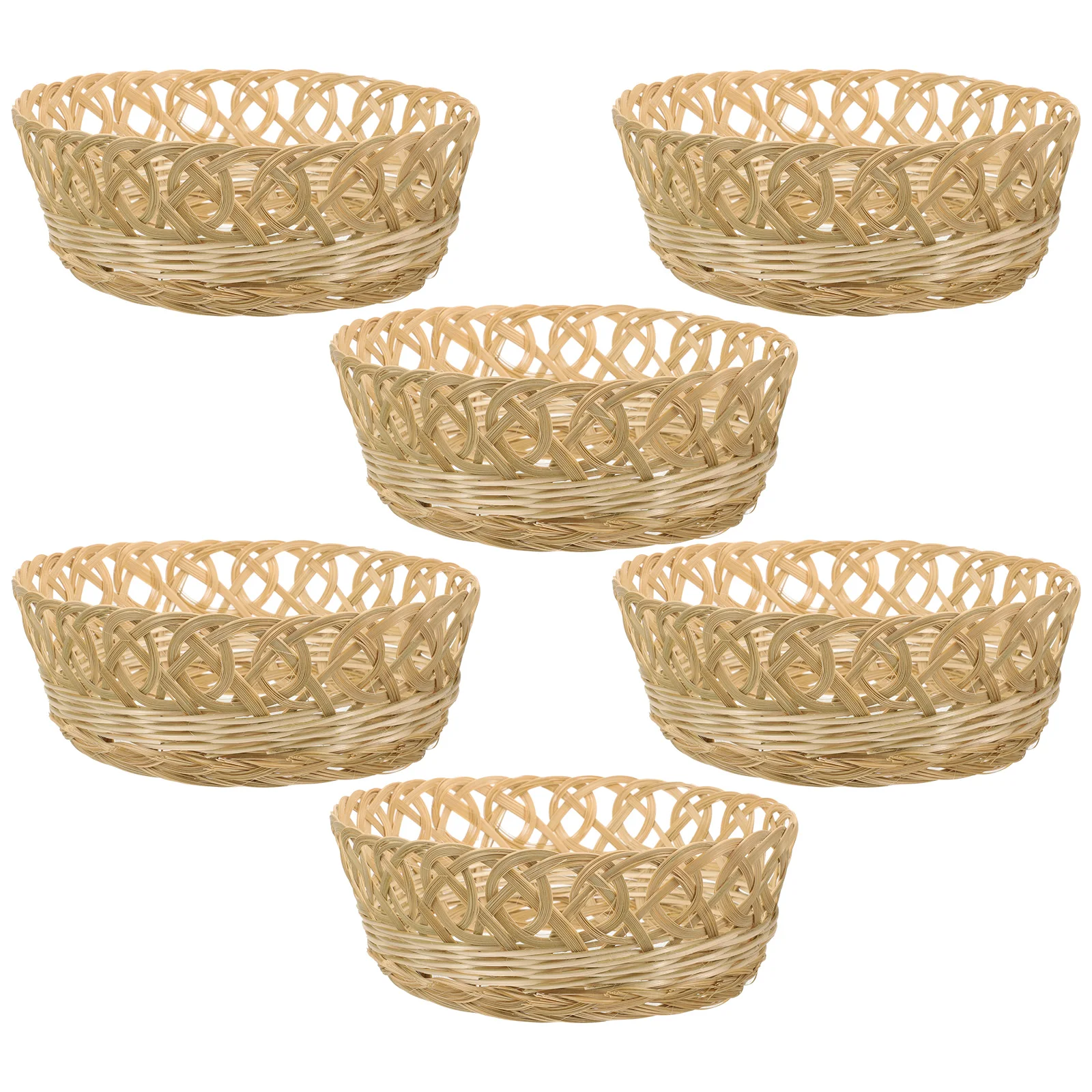 

6 Pcs Bamboo Support Material Hats Holder Loop Chinese Ring of