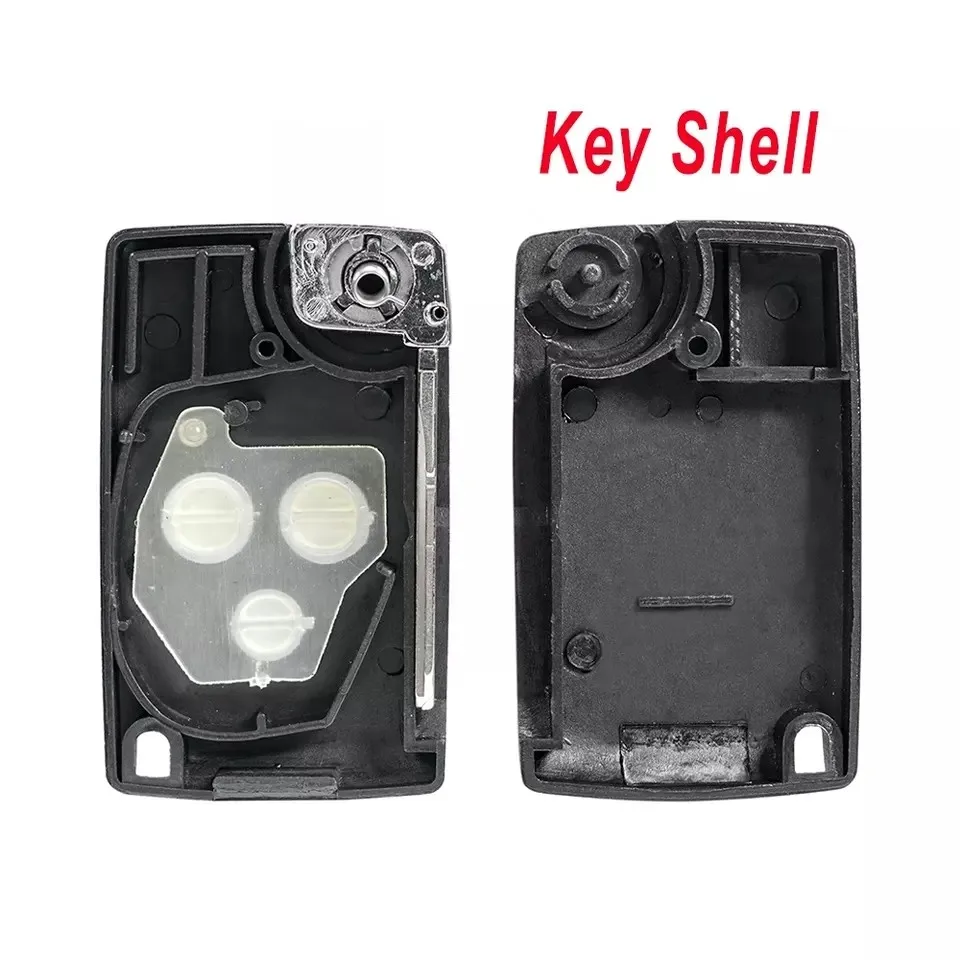 Keychannel 3 Button Car Key Shell Modified Flip Folding Replacement Case Car Blank Key Shell For Lada Vesta AvtoVAZ Remote Case