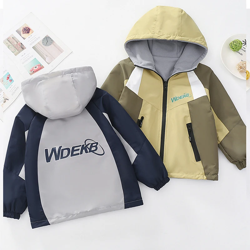 

Куртки для подростков: осенние флисовые двусторонние водонепроницаемые ветровки с капюшоном для мальчиков, детская верхняя одежда для активного отдыха