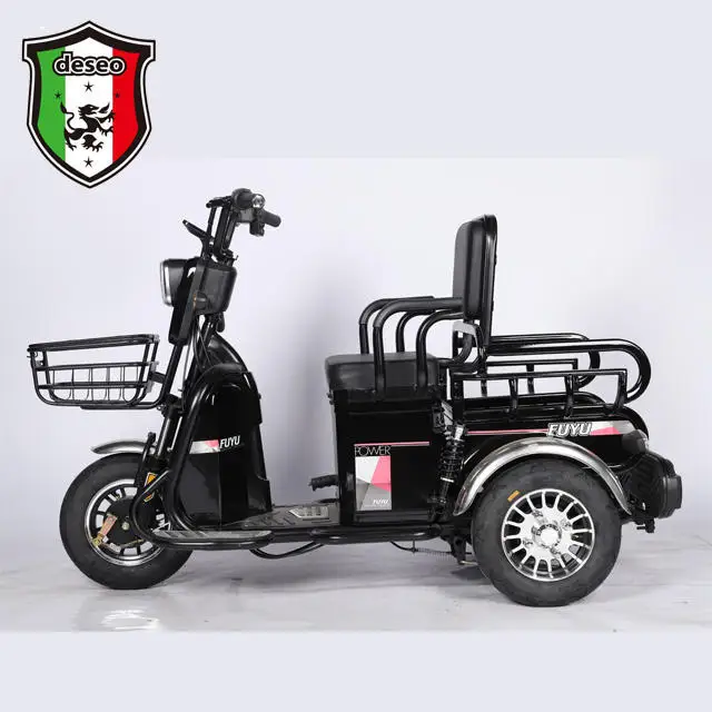 Sepeda Roda Tiga Tenaga Motor 500W Berkualitas Baik Sepeda Roda Tiga Listrik 3 Roda