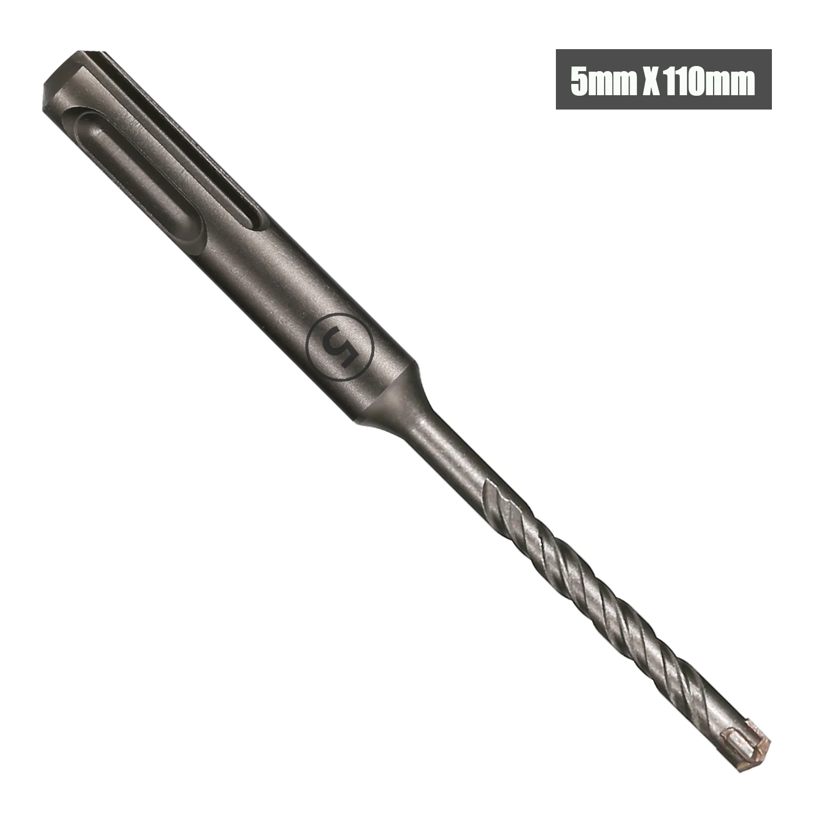 1 Stück Beton-SDS-Plus-Bohrer 4-12mm mit Kreuzschneidkopf, Doppel-Spiralbohrer, 110mm für Wand, Ziegel, Block, Elektrohammer, Mauerwerk-Bohrer – Detail 10