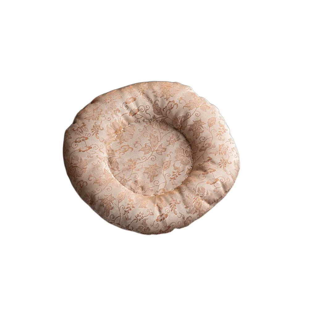 

Handmade Floral Fabric Teapot Pad Heat-Resistant Elegant Teacup Pad Heat-Insulating Decorative Coaster Tea Party