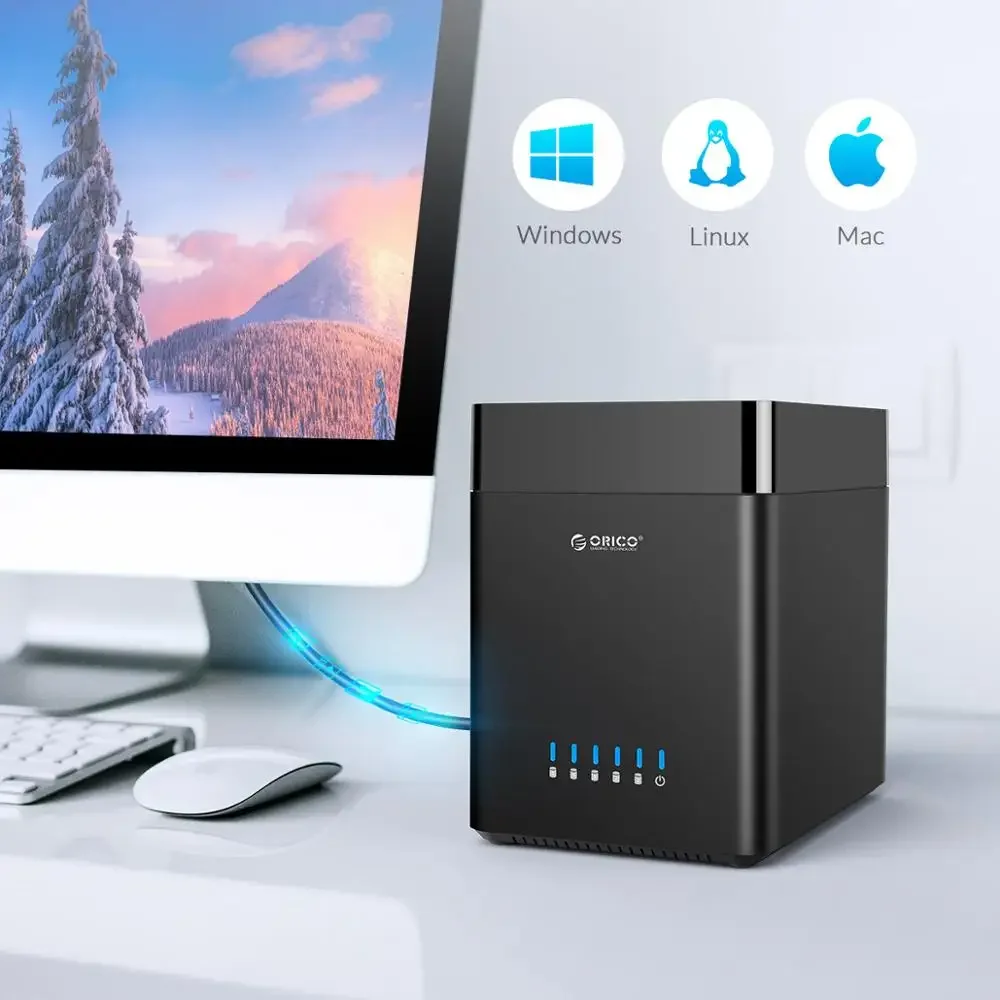 Orico 3,0 Bay USB 3,5 HDD-Gehäuse magnetische Absaugung Sata auf Zoll Festplatten box Docking station PC-Gehäuse Unterstützung 12 v4a Leistung