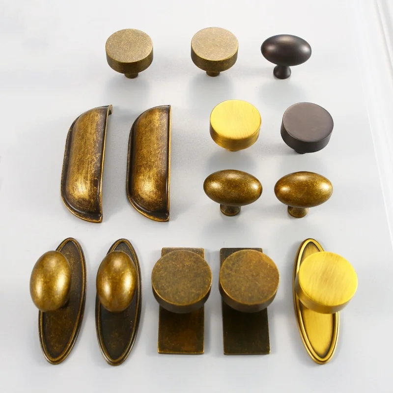 Antique Kitchen Cabinet Knobs Shoe Organizer Suitcase Handle Bronze Cupboard Door Handle For Furniture Home Accessories