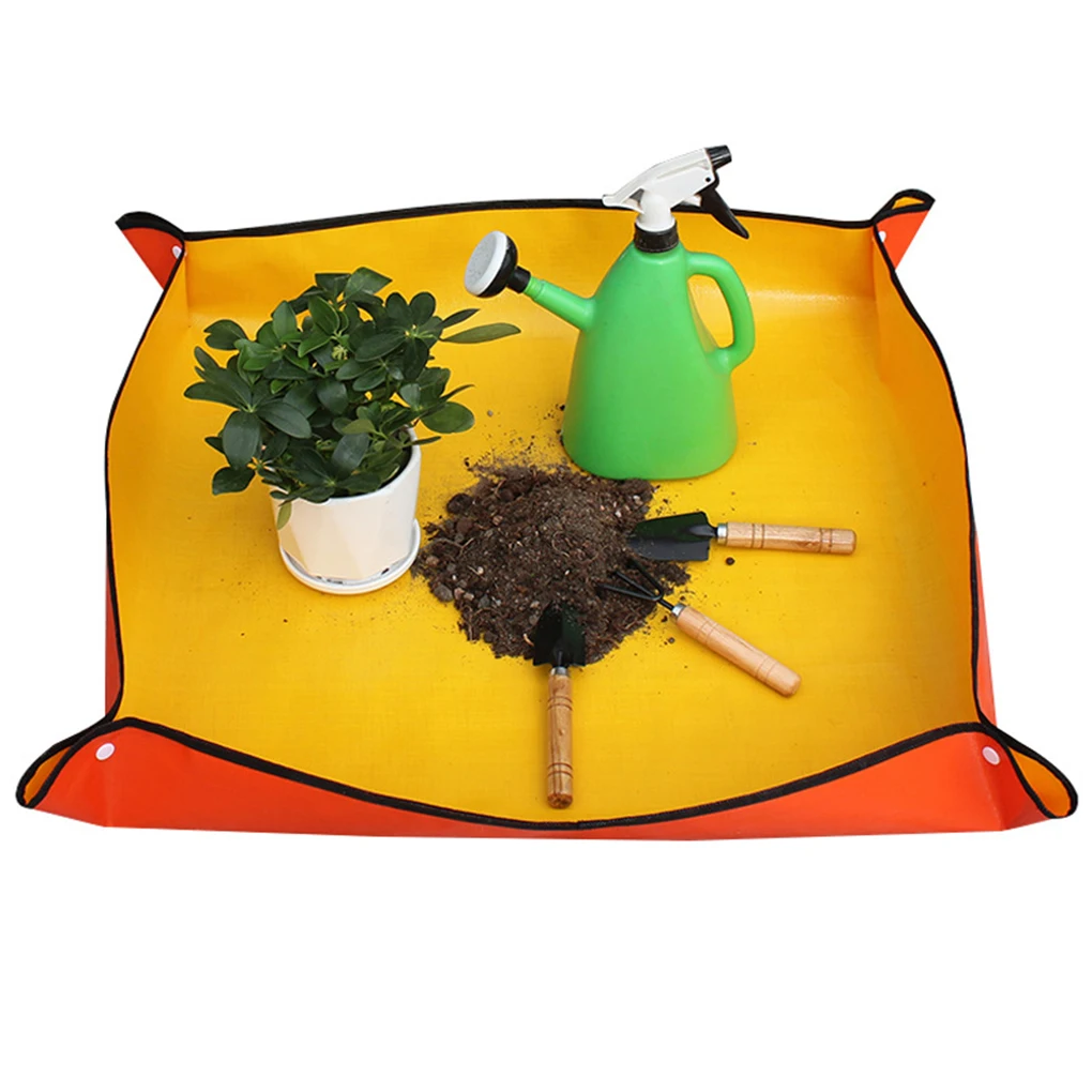 แผ่นรองปลูกตะกร้าใช้ง่ายเครื่องมือทำสวน