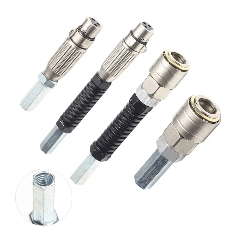 

Vac-u-lock Connector 3XLR Adapter, Bendable Spring Extension, M10 Accessory for Telescopic Linear Actuator Machine