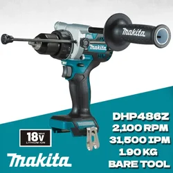 Makita DHP486Z Cordless Driver Drill With Variable Speed 18V LXT Brushless Motor 125N.m High Torque Heavy Duty Driver Power Tool