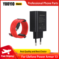 Charger 100% Original New Ulefone Power Armor 13 Official Quick Charging Adapter + USB Cable Data Line