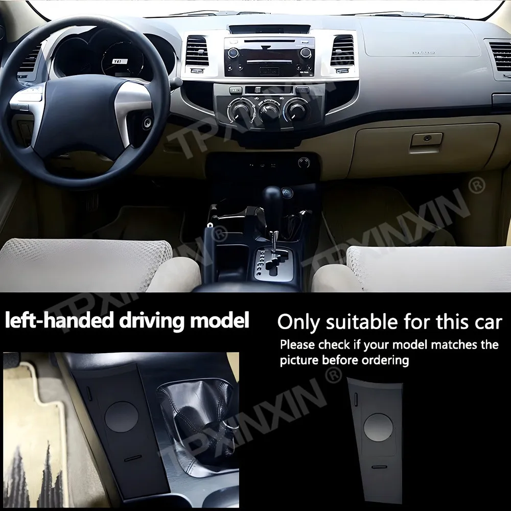 For Toyota Fortuner 2010-2015 Quick QI Car Wireless Charger Fast Charging Intelligent Infrared Mobile Phone Dashboard