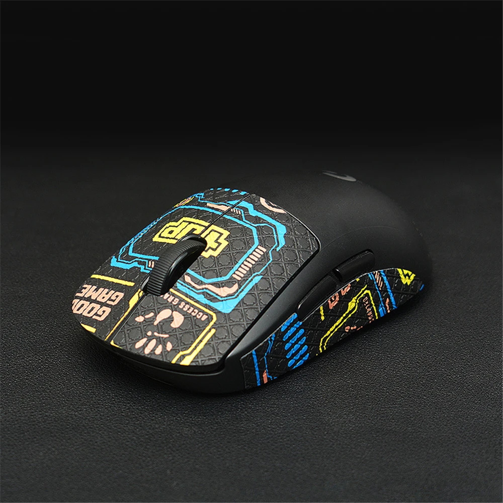 DIY เมาส์เมาส์สเก็ตสติกเกอร์สติกเกอร์เหงื่อ Anti-Slip Grip เทปสำหรับ Logitech G Pro X superlight แผ่น